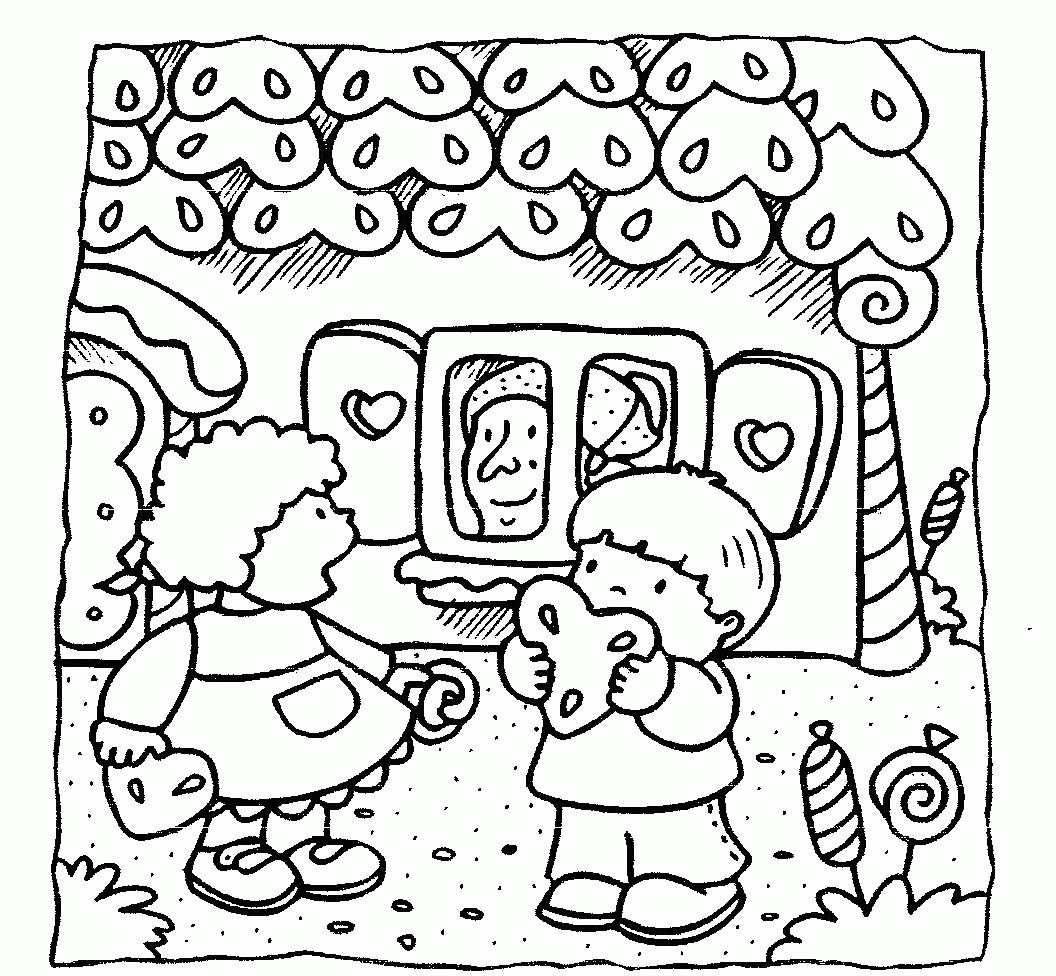 Jaś i Małgosia – Kolorowanki dla dzieci (23)