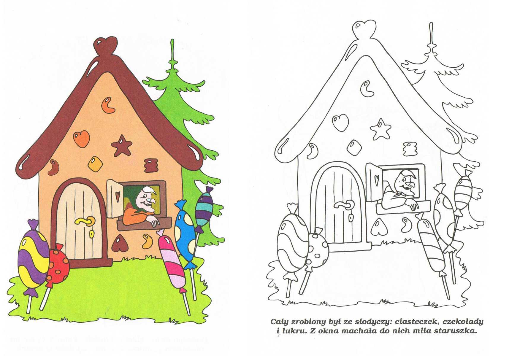 Jaś i Małgosia – Kolorowanki dla dzieci (3)