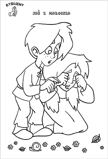 Jaś i Małgosia – Kolorowanki dla dzieci (4)