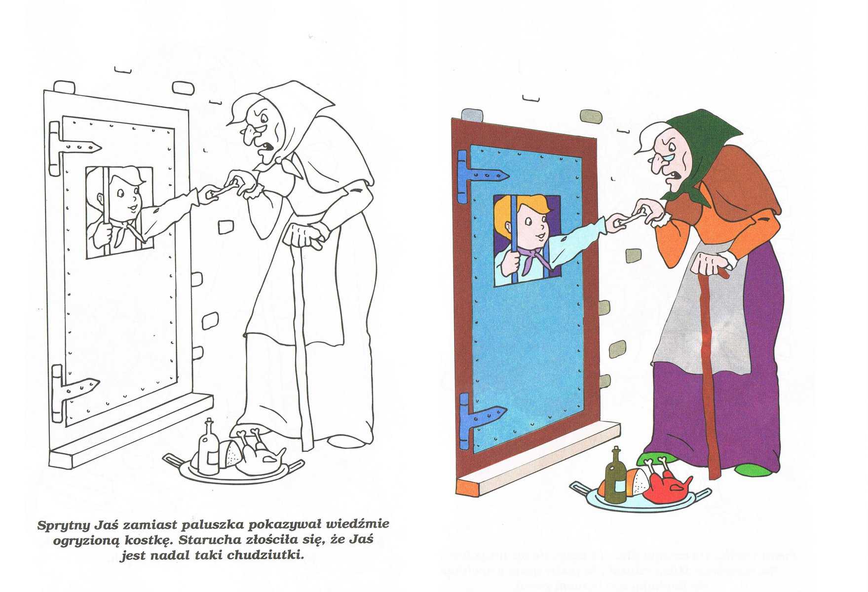 Jaś i Małgosia – Kolorowanki dla dzieci (7)
