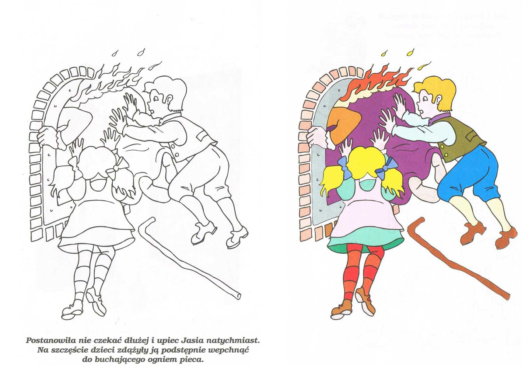 Jaś i Małgosia – Kolorowanki dla dzieci (8)