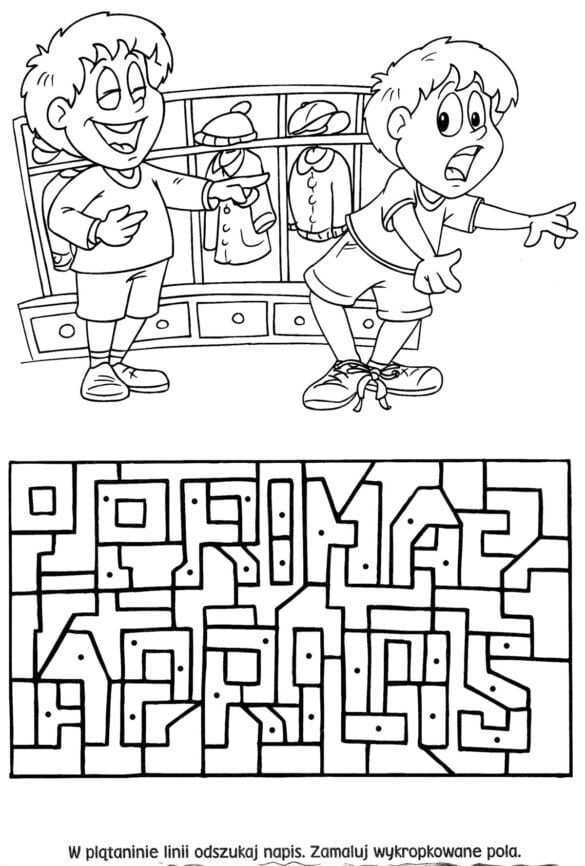 Prima Aprilis – Kolorowanki dla dzieci (4)