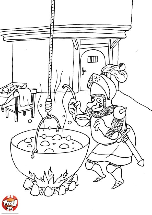 rycerze – kolorowanka (12)