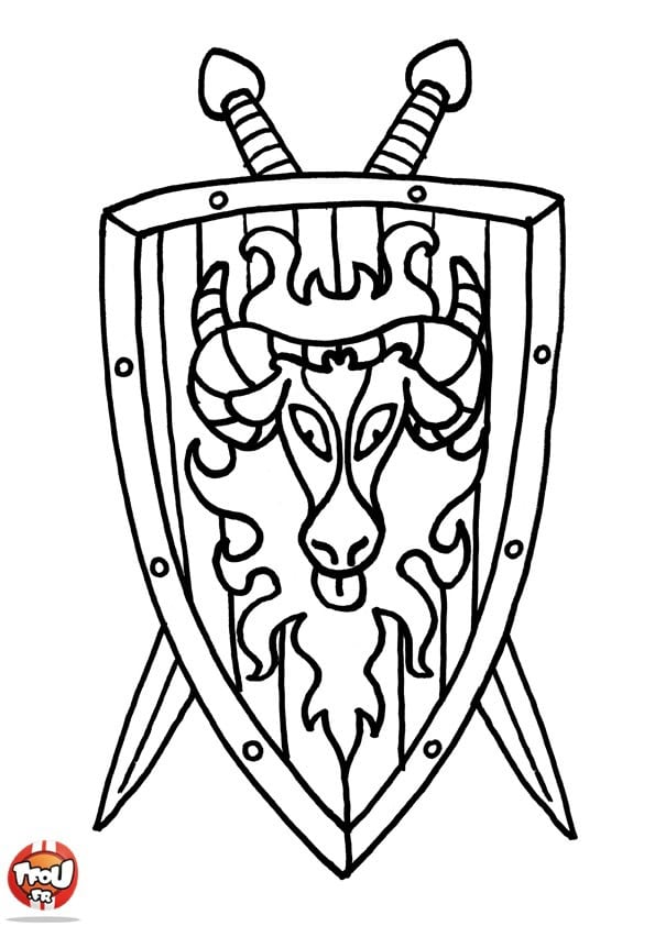 rycerze – kolorowanka (13)