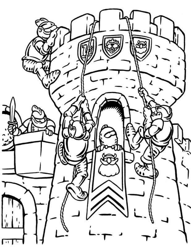 rycerze – kolorowanka (21)