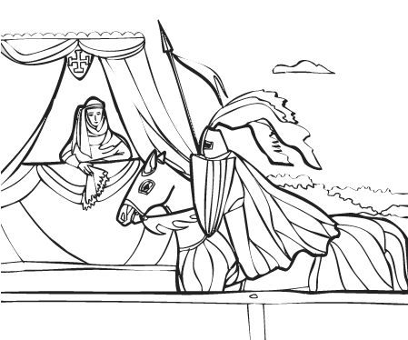 rycerze – kolorowanka (22)