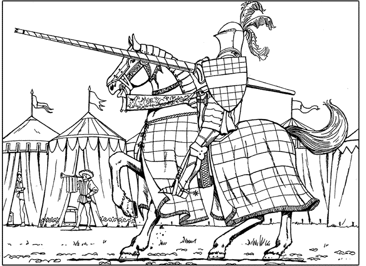 rycerze – kolorowanka (27)