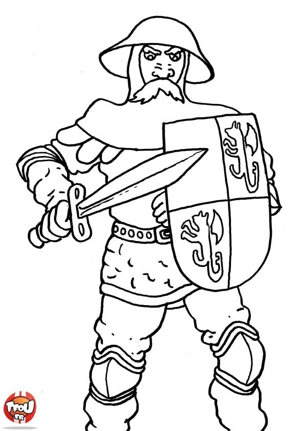 rycerze – kolorowanka (29)