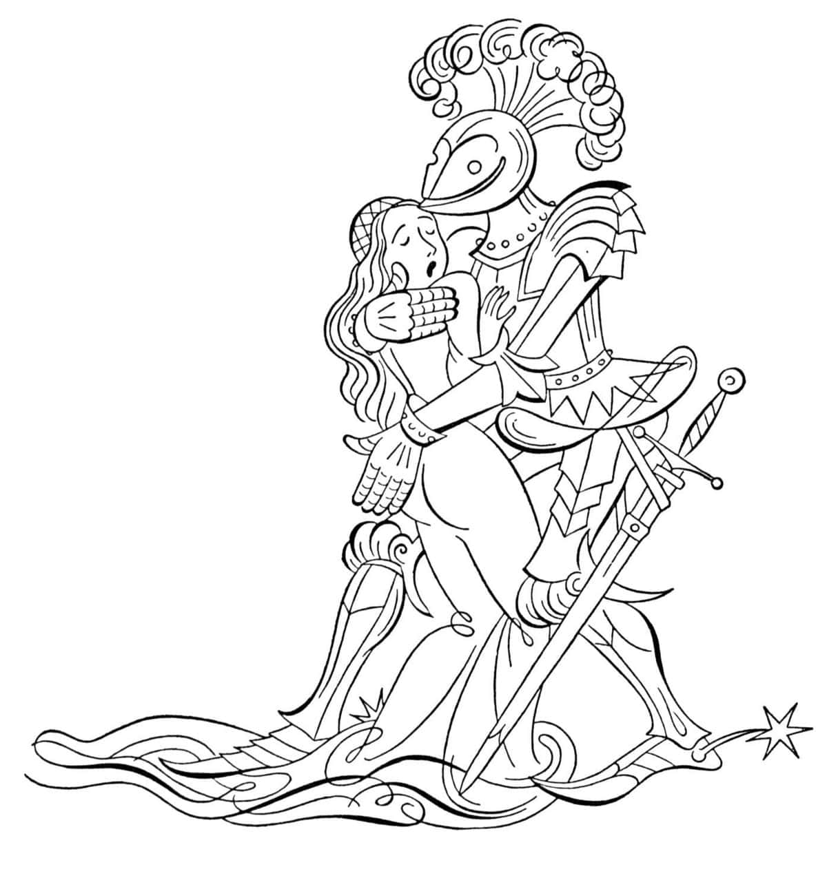 rycerze – kolorowanka (46)