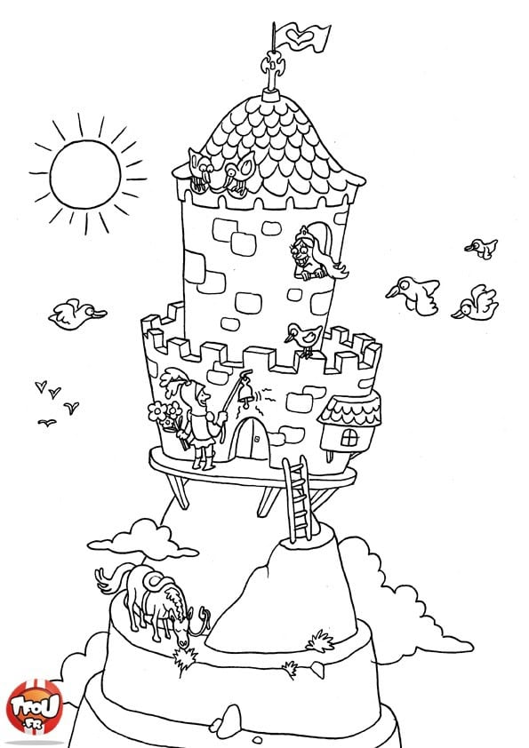 rycerze – kolorowanka (9)